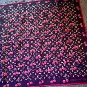 Cherry Monogram Print